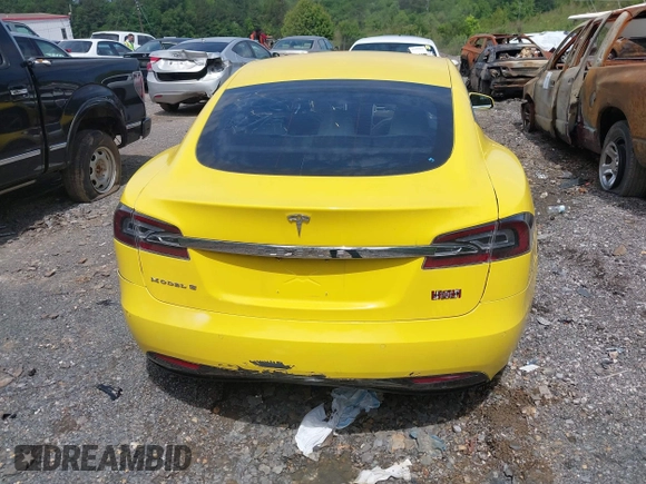 2016 Tesla Model S 70 kWh Battery with VIN 5YJSA1E14GF141579, listed as a IAAI auction lot 42209119 with 105,947 mi miles and . Bid and sale history available at carsss.com. Image 15.