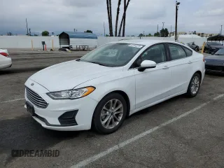 2019 Ford Fusion SE with VIN 3FA6P0HD8KR284242, listed as a Copart auction lot 53744275 with 44,341 mi miles and Salvage Title. Bid and sale history available at carsss.com. Image 1.