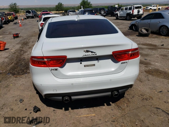 2017 Jaguar XE 35t First Edition with VIN SAJAH4BV0HA946894, listed as a Copart auction lot 58492854 with 76,141 mi miles and Salvage Title. Bid and sale history available at carsss.com. Image 6.