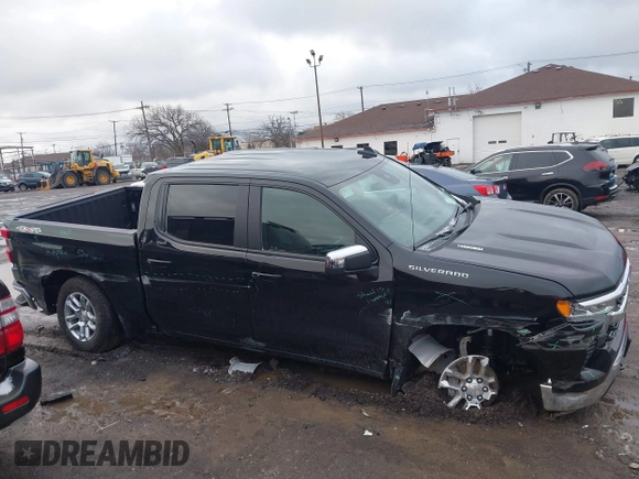 2025 Chevrolet Silverado 1500 LT with VIN 1GCPKKEK1SZ107524, listed as a IAAI auction lot 41676575 with 838 mi miles and . Bid and sale history available at DreamBid. Image 13.