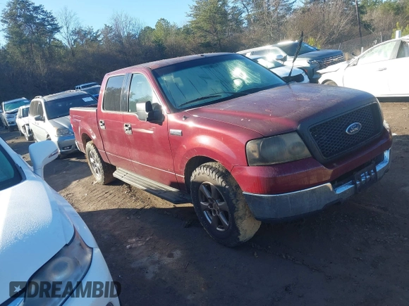 2004 Ford F-150 XLT with VIN 1FTRW12W74KB84358, listed as a IAAI auction lot 41479510 with 1 mi miles. Bid and sale history available at carsss.com. Image 1.