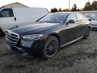 2022 Mercedes-Benz S 580 z VIN W1K6G7GB1NA119379, wystawiony jako Copart lot #72932952 z przebiegiem 2962 mil mil oraz . Historia ofert i sprzedaży dostępna na DreamBid. Obrazek 1.
