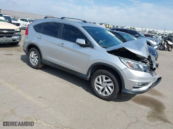 2015 Honda CR-V EX with VIN 2HKRM3H54FH528195, listed as a IAAI auction lot 42019484 with 42,217 mi miles. Bid and sale history available at carsss.com. Image 1.