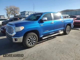 2017 Toyota Tundra 4WD Limited with VIN 5TFHW5F12HX603467, listed as a Copart auction lot 46814285 with 191,785 mi miles and Salvage Title. Bid and sale history available at carsss.com. Image 1.