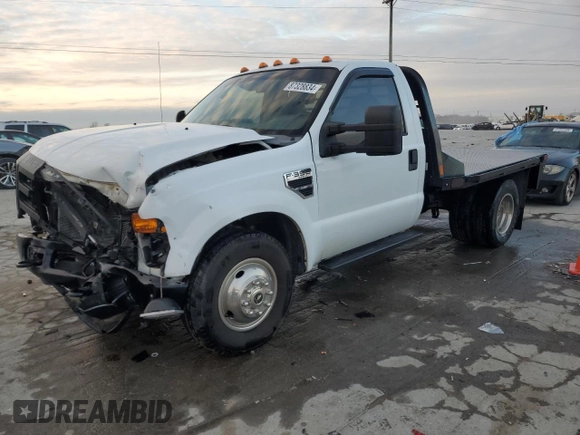 2008 Ford F-350 z VIN 1FDWF36508EC42956, wystawiony jako Copart lot #87328834 z przebiegiem 161 790 mil mil oraz Szkoda całkowita • Salvage title. Historia ofert i sprzedaży dostępna na DreamBid. Obrazek 1.