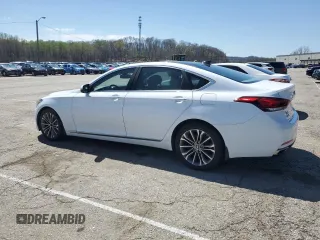 2016 Hyundai Genesis 3.8L z VIN KMHGN4JE9GU117351, wystawiony jako Copart lot #52179085 z przebiegiem 121 280 mil mil oraz Szkody całkowita. Historia ofert i sprzedaży dostępna na DreamBid. Obrazek 2.