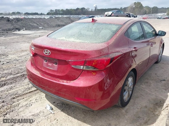 2015 Hyundai Elantra SE with VIN 5NPDH4AEXFH618708, listed as a IAAI auction lot 41932172 with 260,919 mi miles. Bid and sale history available at carsss.com. Image 4.