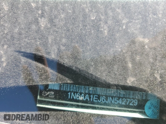 2018 Nissan Titan SV z VIN 1N6AA1EJ6JN542729, wystawiony jako Copart lot #52312035 z przebiegiem Nie podano mil oraz Szkoda całkowita • Salvage title. Historia ofert i sprzedaży dostępna na DreamBid. Obrazek 12.