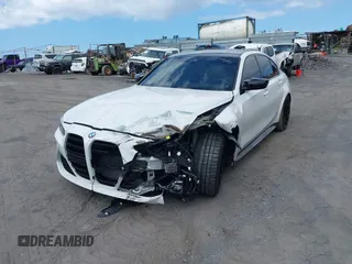 2024 BMW M3 Competition xDrive z VIN WBS43AY07RFS42807, wystawiony jako IAAI lot #41678678 z przebiegiem 3 394 mil mil oraz . Historia ofert i sprzedaży dostępna na DreamBid. Obrazek 6.