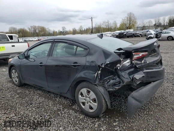 2016 Kia Forte LX with VIN KNAFK4A68G5577013, listed as a Copart auction lot 50784435 with 103,742 mi miles and Salvage Title. Bid and sale history available at carsss.com. Image 2.