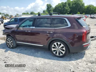 2020 Kia Telluride S z VIN 5XYP6DHC2LG045345, wystawiony jako Copart lot #59537425 z przebiegiem 95 433 mil mil oraz Szkoda całkowita • Salvage title. Historia ofert i sprzedaży dostępna na DreamBid. Obrazek 2.