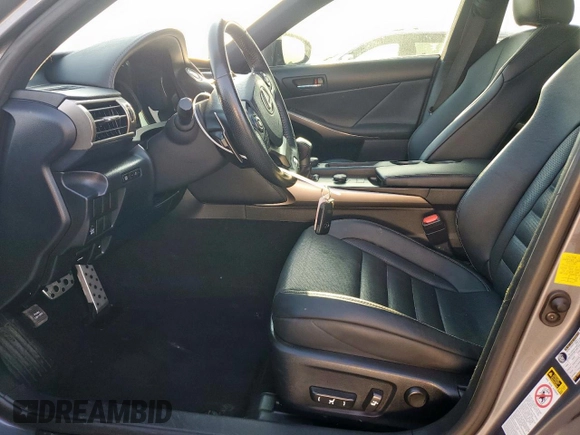2015 Lexus IS 250 with VIN JTHBF1D25F5066322, listed as a Copart auction lot 55845715 with 78,881 mi miles and Salvage title. Bid and sale history available at DreamBid. Image 7.