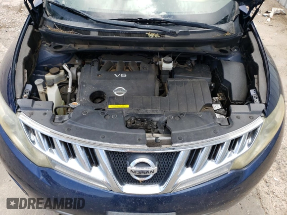2009 Nissan Murano SL with VIN JN8AZ18W59W134056, listed as a Copart auction lot 66243024 with 129,427 mi miles and Salvage Title. Bid and sale history available at carsss.com. Image 14.
