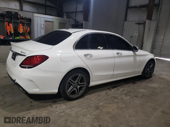 2020 Mercedes-Benz C 300 with VIN WDDWF8EB2LR535788, listed as a Copart auction lot 51063805 with Not Provided miles and Clean Title. Bid and sale history available at DreamBid. Image 3.