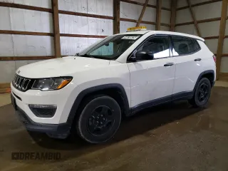 2018 Jeep Compass Sport with VIN 3C4NJCAB8JT489238, listed as a Copart auction lot 54678975 with 42,104 mi miles and Clean Title. Bid and sale history available at carsss.com. Image 1.