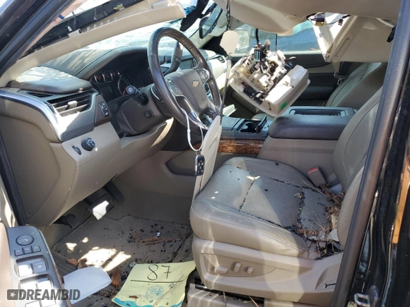 2018 Chevrolet Suburban Premier with VIN 1GNSCJKCXJR235829, listed as a Copart auction lot 74817724 with 90,067 mi miles and Non Repairable. Bid and sale history available at carsss.com. Image 7.