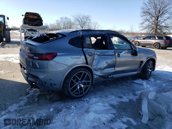 2020 BMW X4 M Competition z VIN 5YMUJ0C02LLU67361, wystawiony jako Copart lot #89073305 z przebiegiem Nie podano mil oraz Nie do naprawy • Non repairable. Historia ofert i sprzedaży dostępna na DreamBid. Obrazek 3.