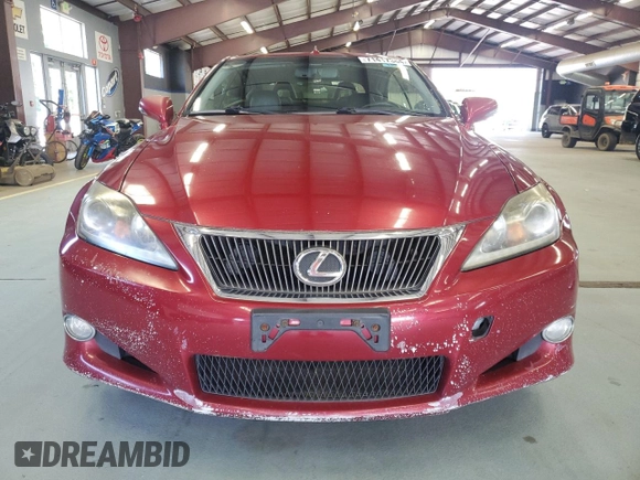 2012 Lexus IS 250 C with VIN JTHFF2C29C2526040, listed as a Copart auction lot 71417364 with 153,210 mi miles and Salvage title. Bid and sale history available at DreamBid. Image 5.