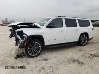 2024 Jeep Wagoneer Series II z VIN 1C4SJSBP8RS141198, wystawiony jako Copart lot #51293455 z przebiegiem 318 mil mil oraz Szkoda całkowita • Salvage title. Historia ofert i sprzedaży dostępna na DreamBid. Obrazek 1.