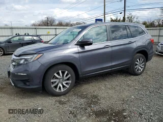 2022 Honda Pilot EX-L with VIN 5FNYF6H5XNB036016, listed as a Copart auction lot 50048985 with 26,259 mi miles and Salvage Title. Bid and sale history available at carsss.com. Image 1.