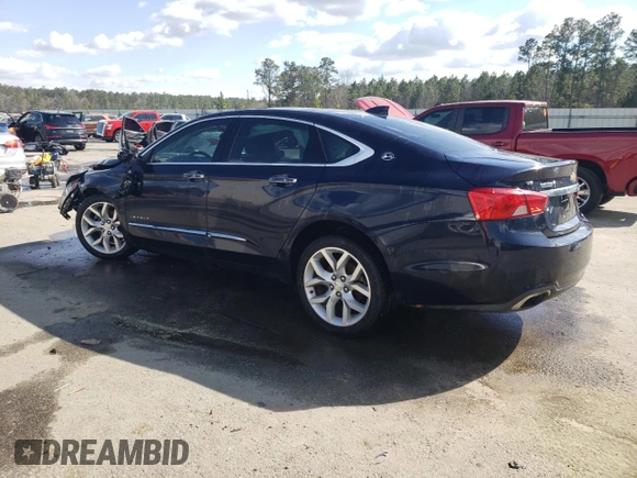 2018 Chevrolet Impala Premier with VIN 2G1125S37J9146141, listed as a Copart auction lot 48738635 with 108,377 mi miles and Salvage Title. Bid and sale history available at DreamBid. Image 2.