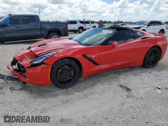 2019 Chevrolet Corvette Z51 2LT with VIN 1G1YK2D78K5123303, listed as a Copart auction lot 70470654 with 25,179 mi miles and Salvage Title. Bid and sale history available at carsss.com. Image 1.