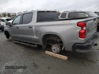 2024 Chevrolet Silverado 1500 Custom Trail Boss with VIN 3GCUDCE81RG175291, listed as a Copart auction lot 80973244 with 14,674 mi miles and Salvage Title. Bid and sale history available at carsss.com. Image 2.