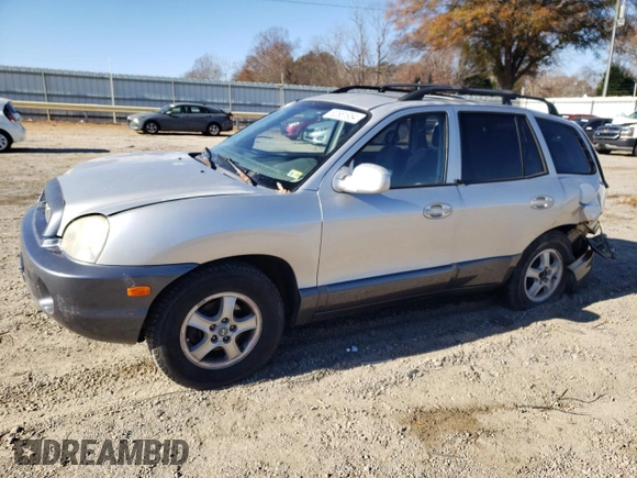 2003 Hyundai Santa Fe GLS with VIN KM8SC73D43U473982, listed as a Copart auction lot 82681954 with 252,240 mi miles and Salvage Title. Bid and sale history available at carsss.com. Image 1.
