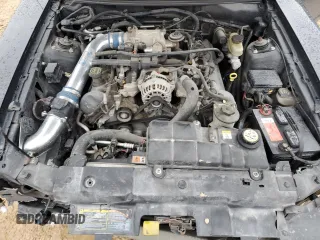 2002 Ford Mustang GT Deluxe with VIN 1FAFP42X42F214888, listed as a Copart auction lot 44379755 with 77,207 mi miles and Salvage Title. Bid and sale history available at carsss.com. Image 11.