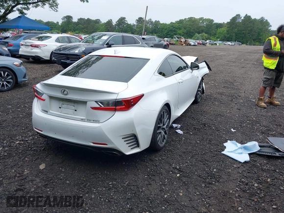2017 Lexus RC 350 with VIN JTHSE5BC7H5007250, listed as a IAAI auction lot 42525164 with 65,810 mi miles and . Bid and sale history available at DreamBid. Image 4.