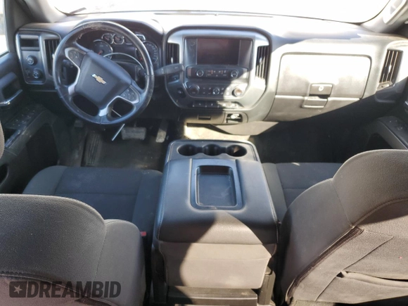 2017 Chevrolet Silverado 1500 LT with VIN 1GCUKREC3HF112979, listed as a Copart auction lot 43584405 with Not Provided miles and Salvage Title. Bid and sale history available at DreamBid. Image 8.