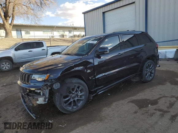 2019 Jeep Grand Cherokee Overland with VIN 1C4RJFCT9KC567905, listed as a Copart auction lot 88793685 with 47,571 mi miles and Salvage Title. Bid and sale history available at carsss.com. Image 1.
