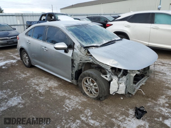 2023 Toyota Corolla Hybrid LE with VIN JTDBDMHE8P3004598, listed as a Copart auction lot 87259744 with 133,039 mi miles and Salvage Title. Bid and sale history available at carsss.com. Image 4.