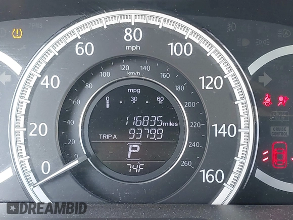 2014 Honda Accord EX-L with VIN 1HGCR2F82EA062207, listed as a IAAI auction lot 39063521 with 116,835 mi miles and . Bid and sale history available at carsss.com. Image 16.