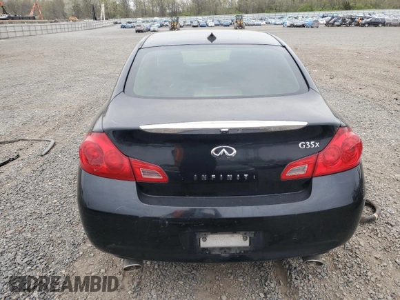 2007 Infiniti G35 Sedan G35x with VIN JNKBV61F17M822839, listed as a Copart auction lot 53678695 with 190,655 mi miles and Salvage Title. Bid and sale history available at carsss.com. Image 6.