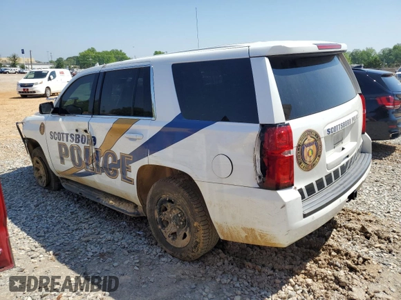 2018 Chevrolet Tahoe Commercial with VIN 1GNLCDEC1JR244940, listed as a Copart auction lot 54713275 with 99,661 mi miles and Salvage title. Bid and sale history available at DreamBid. Image 2.