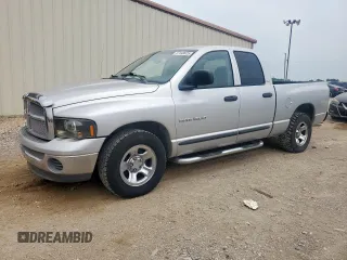 2002 Dodge 1500 z VIN 3D7HA18N12G151312, wystawiony jako Copart lot #57449625 z przebiegiem 108 140 mil mil oraz Czysty tytuł • Clean title. Historia ofert i sprzedaży dostępna na DreamBid. Obrazek 1.