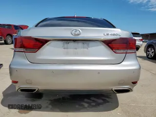 2015 Lexus LS 460 L with VIN JTHGL5EF0F5054330, listed as a Copart auction lot 58452815 with 112,170 mi miles and Salvage title. Bid and sale history available at DreamBid. Image 6.
