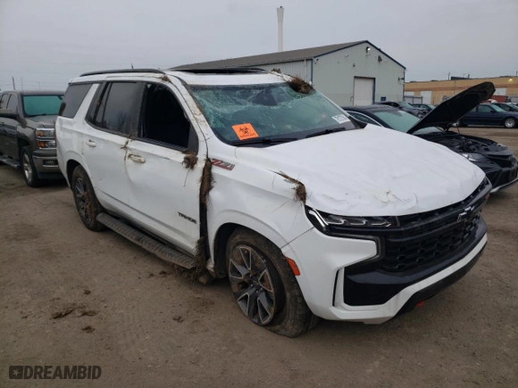 2023 Chevrolet Tahoe Z71 with VIN 1GNSKPKD0PR240321, listed as a Copart auction lot 78127584 with 49,029 mi miles and Salvage Title. Bid and sale history available at carsss.com. Image 4.