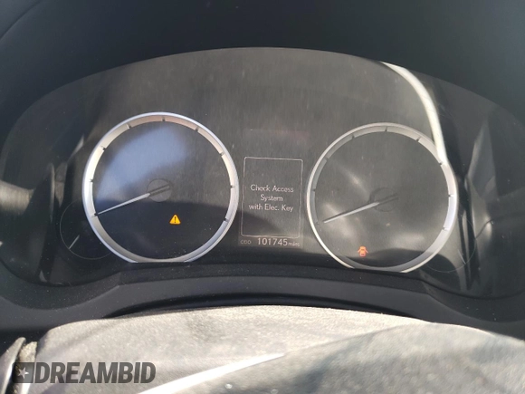 2015 Lexus IS 250 with VIN JTHBF1D28F5074303, listed as a Copart auction lot 46207705 with 101,745 mi miles and Salvage Title. Bid and sale history available at DreamBid. Image 9.