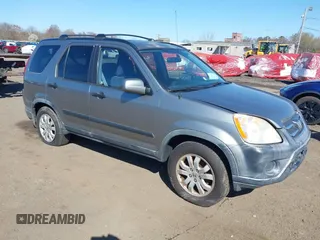 2005 Honda CR-V EX with VIN JHLRD788X5C044353, listed as a IAAI auction lot 42051083 with 181,228 mi miles and . Bid and sale history available at carsss.com. Image 1.