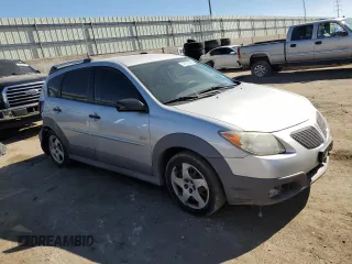 2008 Pontiac Vibe with VIN 5Y2SL67898Z403822, listed as a Copart auction lot 46103535 with 106,496 mi miles and Salvage Title. Bid and sale history available at DreamBid. Image 4.