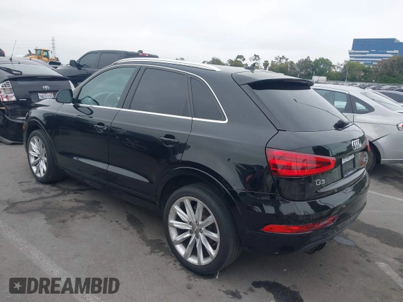 2015 Audi Q3 Premium Plus with VIN WA1EFCFS8FR002771, listed as a IAAI auction lot 42408746 with 115,564 mi miles and . Bid and sale history available at DreamBid. Image 3.