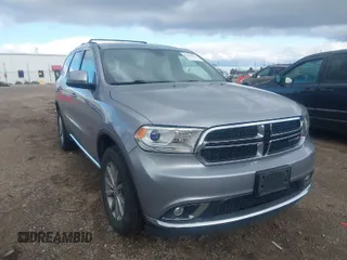 2017 Dodge Durango SXT with VIN 1C4RDJAG7HC806358, listed as a IAAI auction lot 41978023 with 121,482 mi miles and . Bid and sale history available at DreamBid. Image 1.