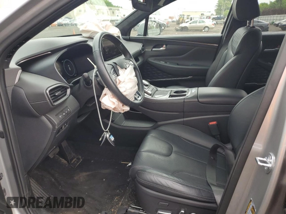 2023 Hyundai Santa Fe Calligraphy z VIN 5NMS5DAL1PH637726, wystawiony jako Copart lot #58415895 z przebiegiem 10 715 mil mil oraz Szkoda całkowita • Salvage title. Historia ofert i sprzedaży dostępna na DreamBid. Obrazek 7.