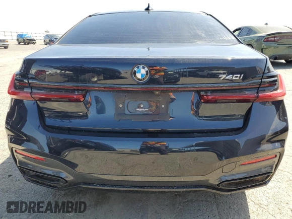 2021 BMW 7 Series 740i with VIN WBA7T2C01MCF79954, listed as a Copart auction lot 48502383 with 50,119 mi miles. Bid and sale history available at carsss.com. Image 6.
