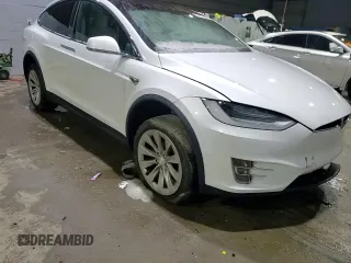 2020 Tesla Model X Long Range with VIN 5YJXCBE26LF228781, listed as a Copart auction lot 46417835 with 46,148 mi miles and Salvage Title. Bid and sale history available at DreamBid. Image 11.