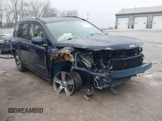 2017 Jeep Compass High Altitude with VIN 1C4NJDEBXHD139545, listed as a IAAI auction lot 41576246 with 89,969 mi miles. Bid and sale history available at carsss.com. Image 1.