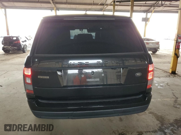 2016 Land Rover Range Rover Supercharged с VIN SALGS2EF6GA262345, выставлен на аукционе Copart как лот 48425745 с пробегом 42 385 миль миль и Списание • Salvage title. История ставок и продаж доступна на DreamBid. Изображение 6.