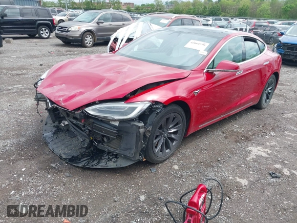 2018 Tesla Model S 75D with VIN 5YJSA1E21JF275546, listed as a IAAI auction lot 42061595 with Not Provided miles and . Bid and sale history available at DreamBid. Image 19.